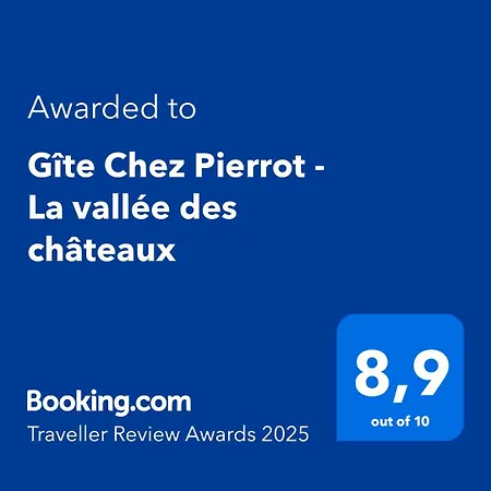 בית נופש Chez Pierrot - La Vallee Des Chateaux *